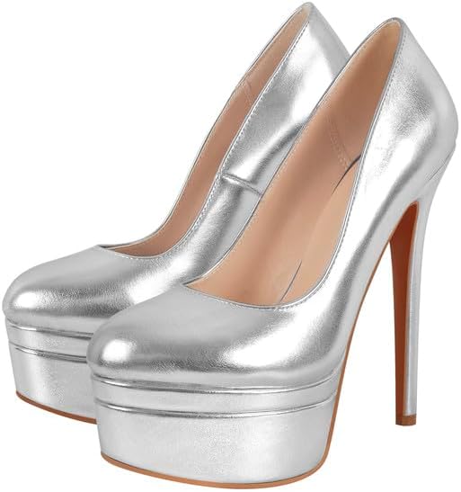 Double Platform Stiletto Pumps
