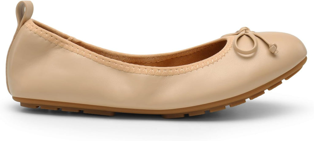 Foldable Bowknot Round Toe Ballet Flats