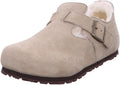 Women's Beige Shearling Winter Slippers