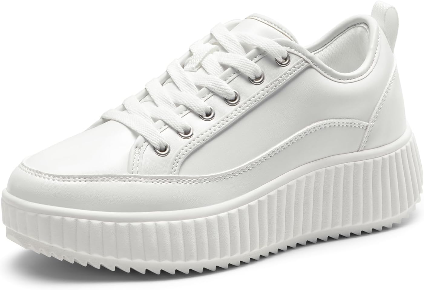 Chunky Lace-Up Comfortable Platform Sneakers