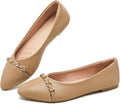 PU Leather Pointed Toe Slip-On Loafer Flats