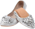 Rhinestone Foldable Wedding Ballet Flats