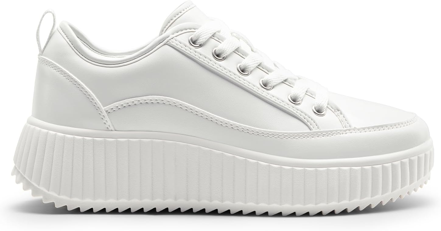Chunky Lace-Up Comfortable Platform Sneakers