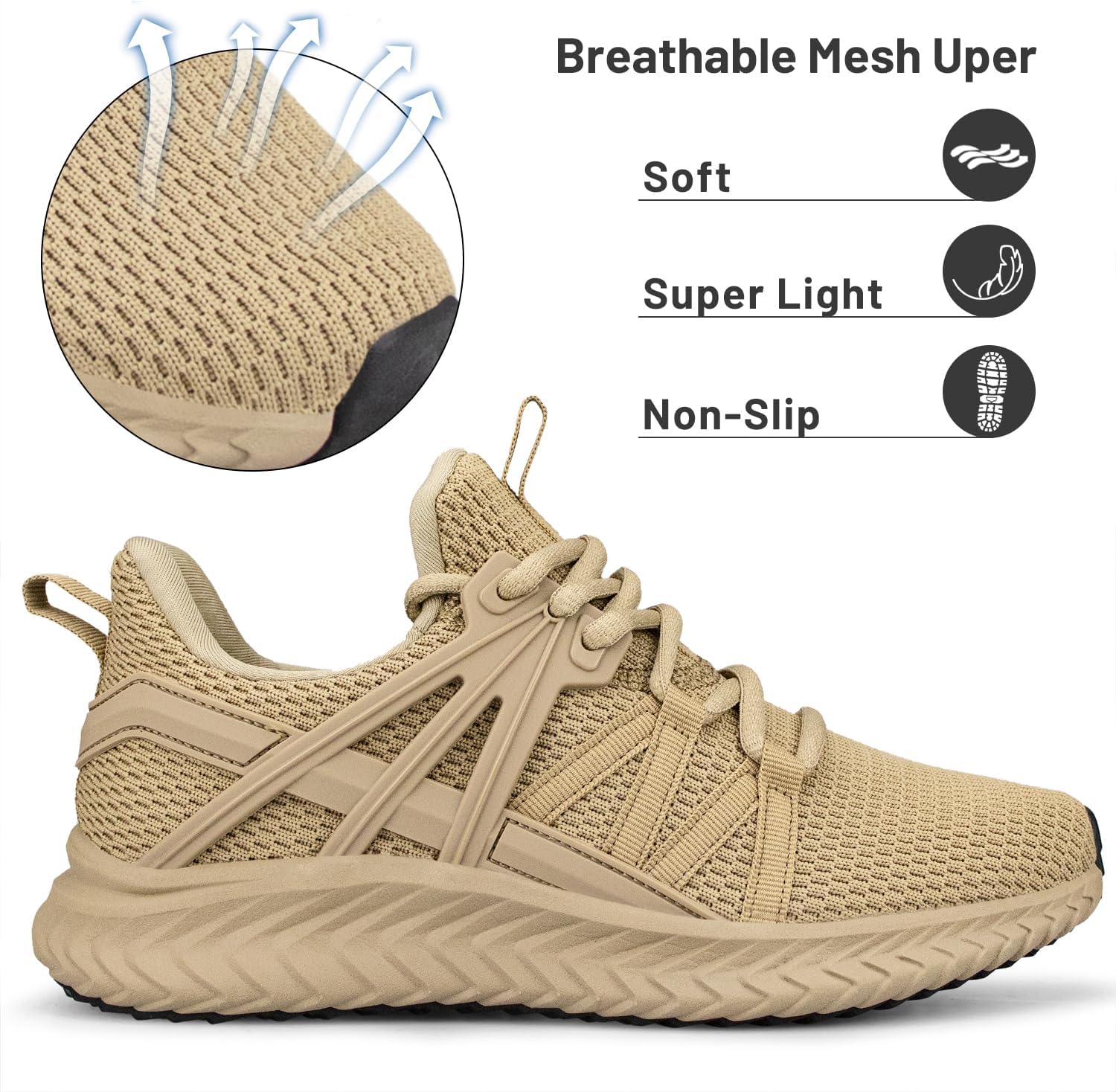 Slip-On Lightweight Casual Tennis Walking Sneakers