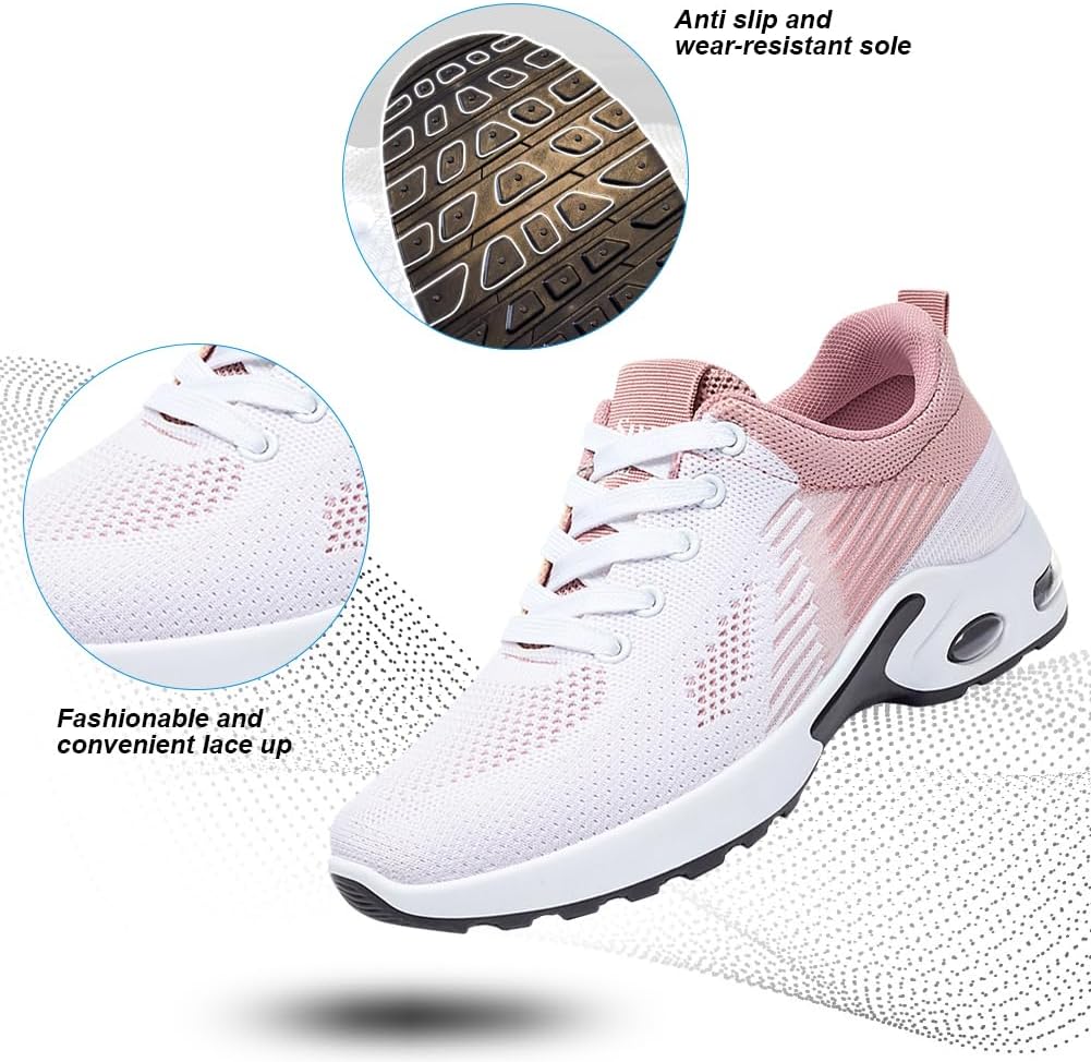Air Cushion Mesh Breathable Running Sneakers