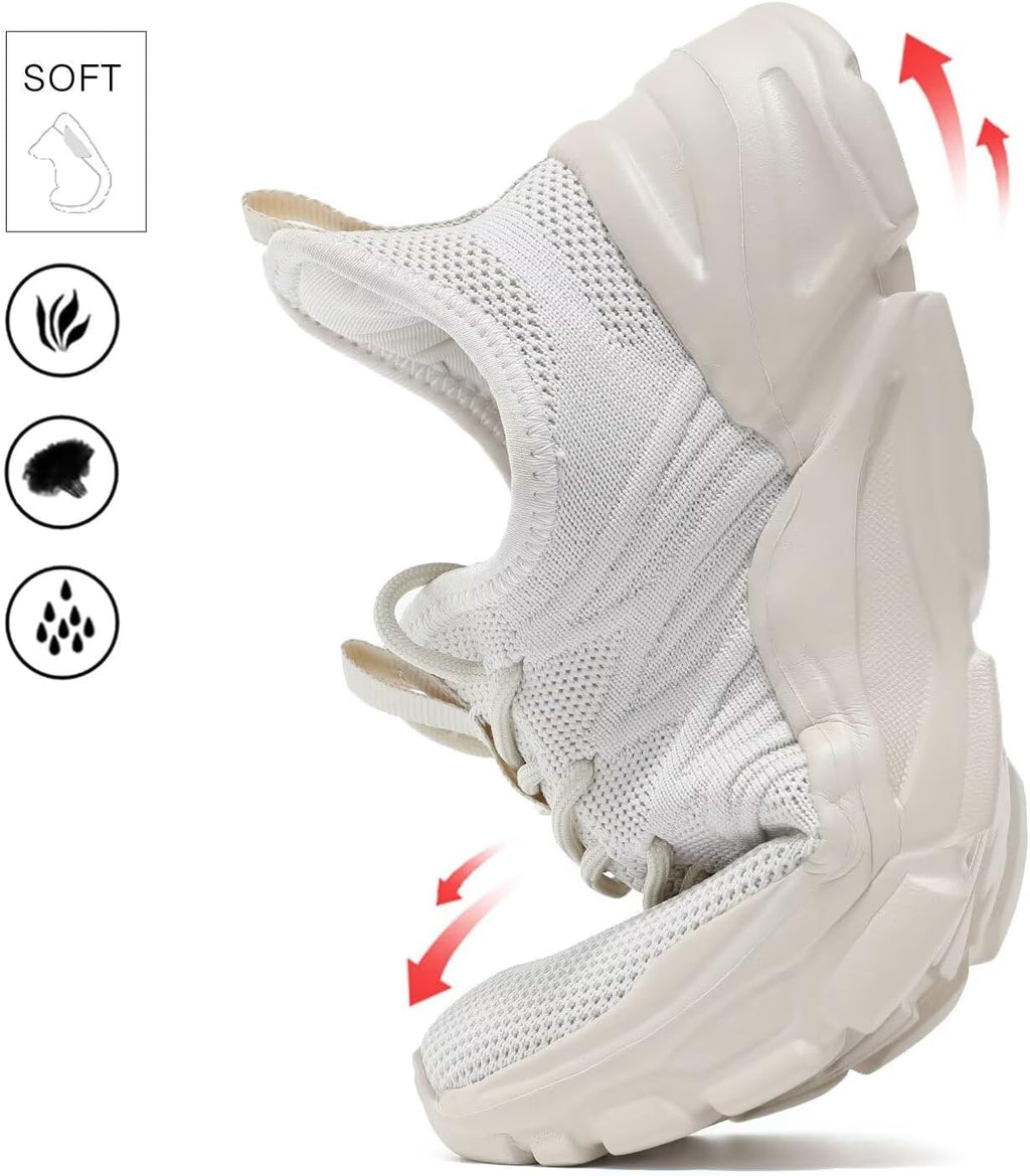 Slip-On Lightweight Breathable Mesh Running Sneakers