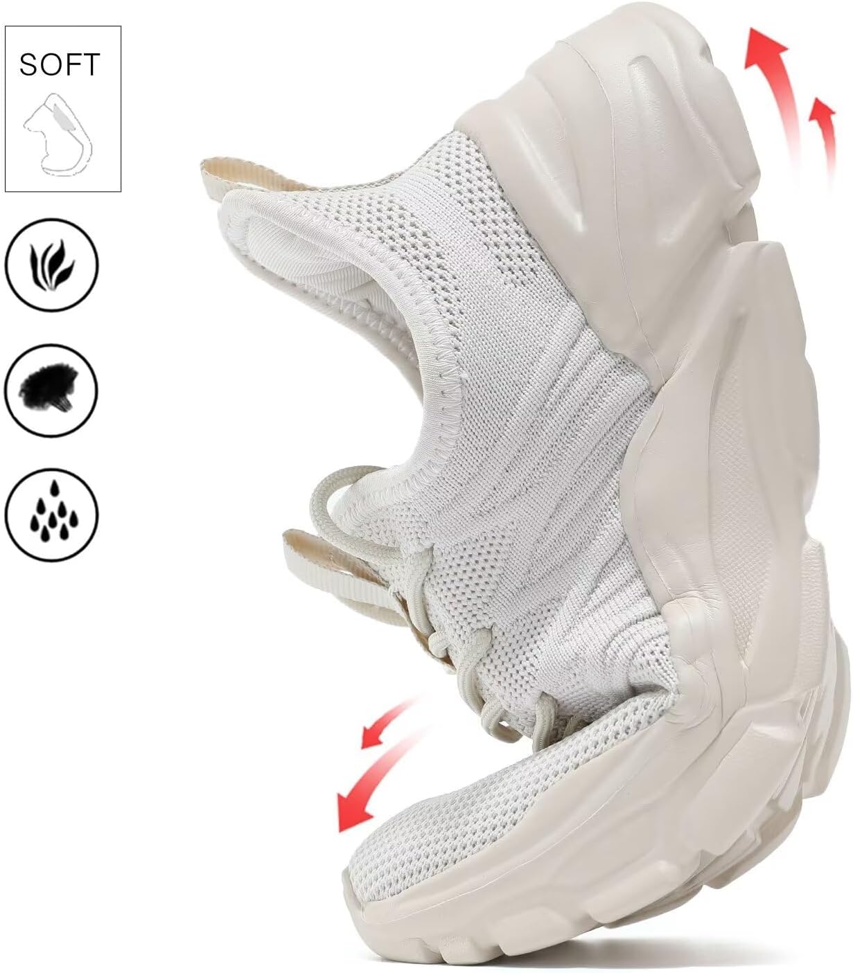 Slip-On Lightweight Breathable Mesh Running Sneakers
