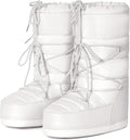 Mid Calf Anti-Slip Lined Lace-Up Snow Boots