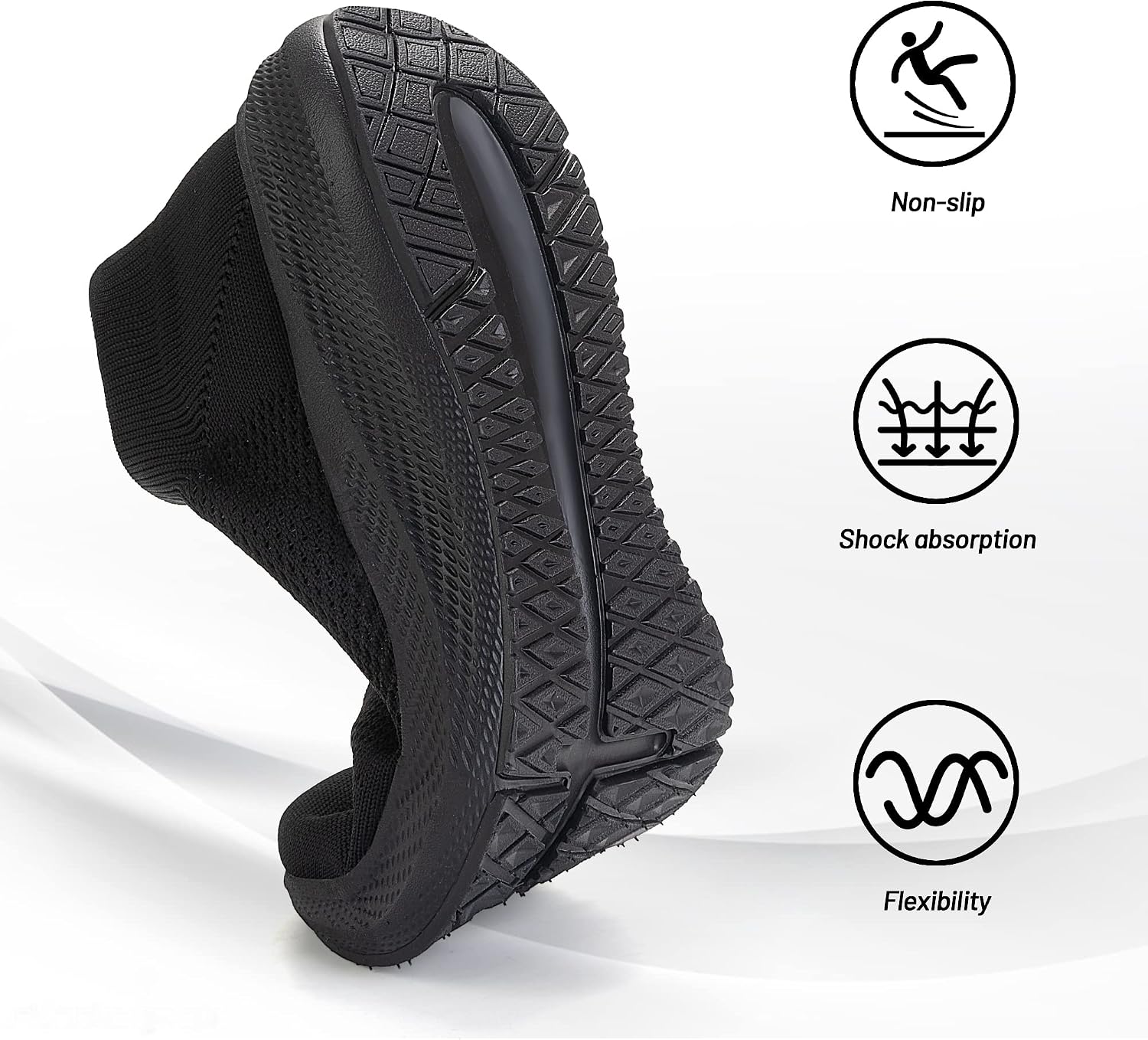 Lightweight Slip-On Non-Slip Sock Sneakers