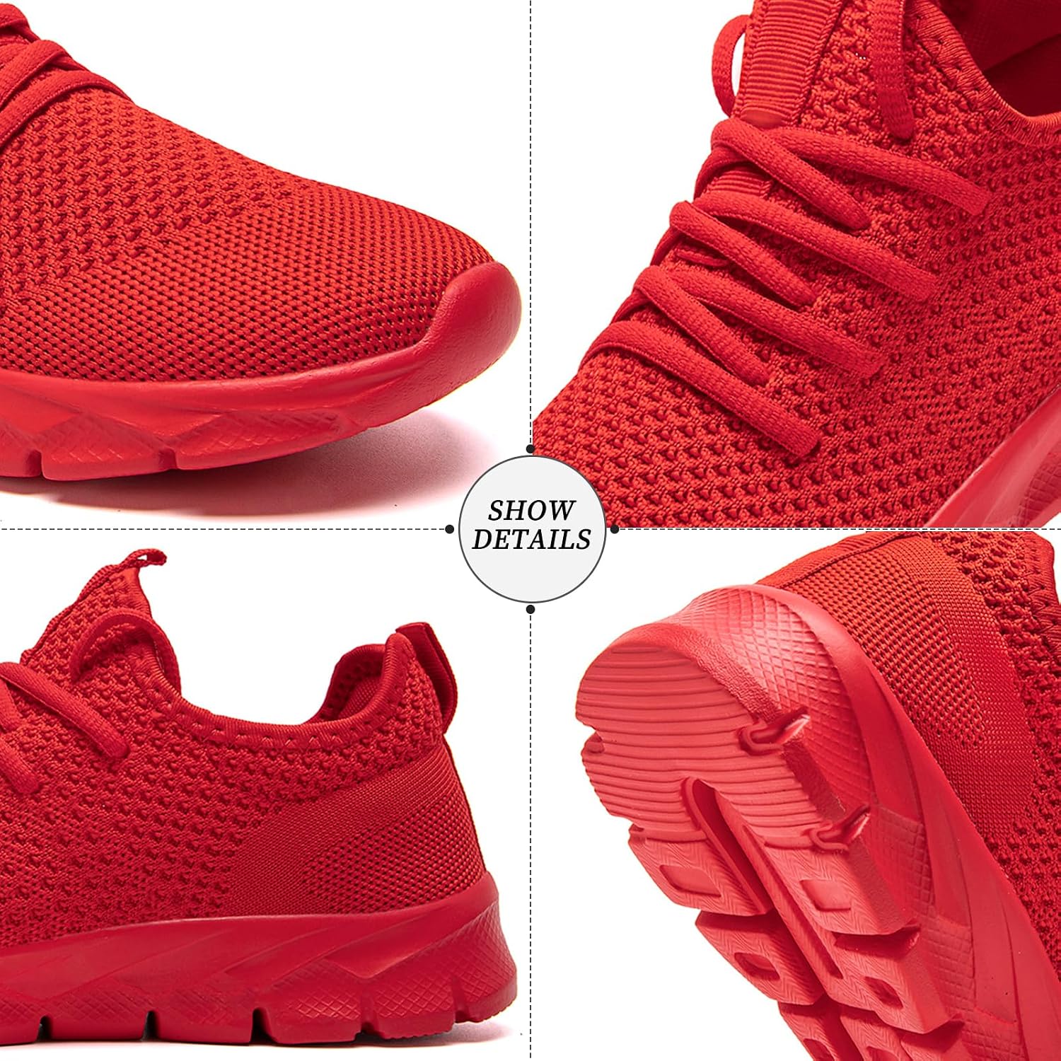 Lightweight Breathable Slip-On Tennis Walking Sneakers