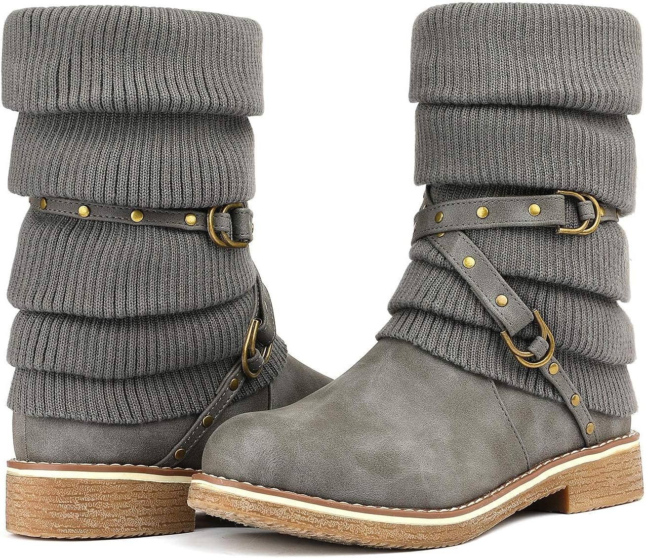 Mid Calf Fashion Winter Snow Boots