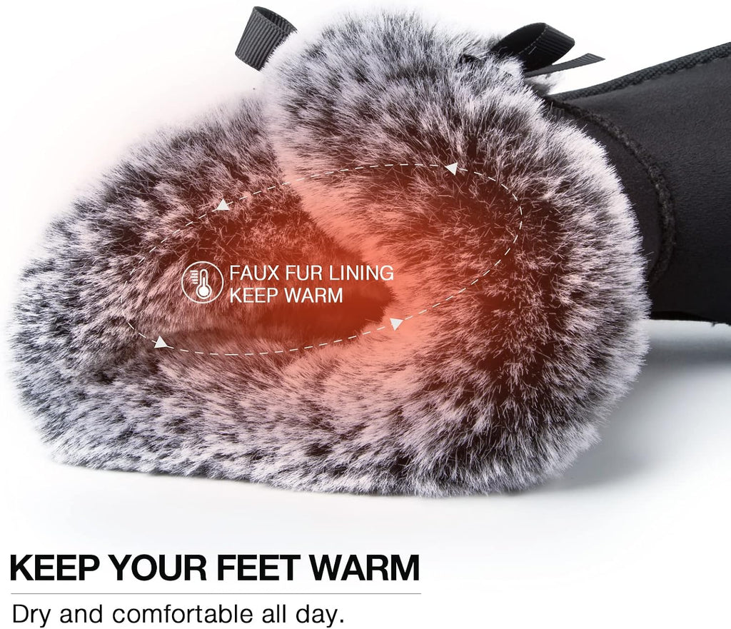 Classic Mid-Calf Fur Lined Winter Boots