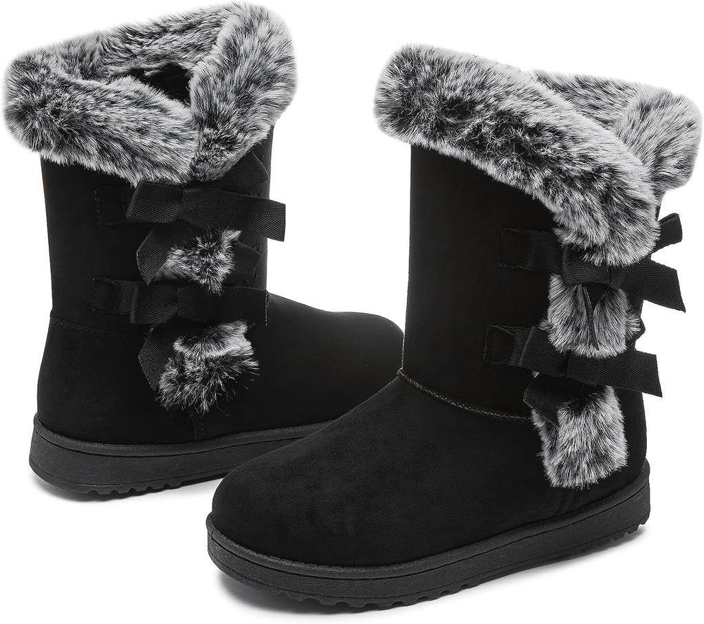 Mid-Calf Fur Lined Cozy Winter Booties