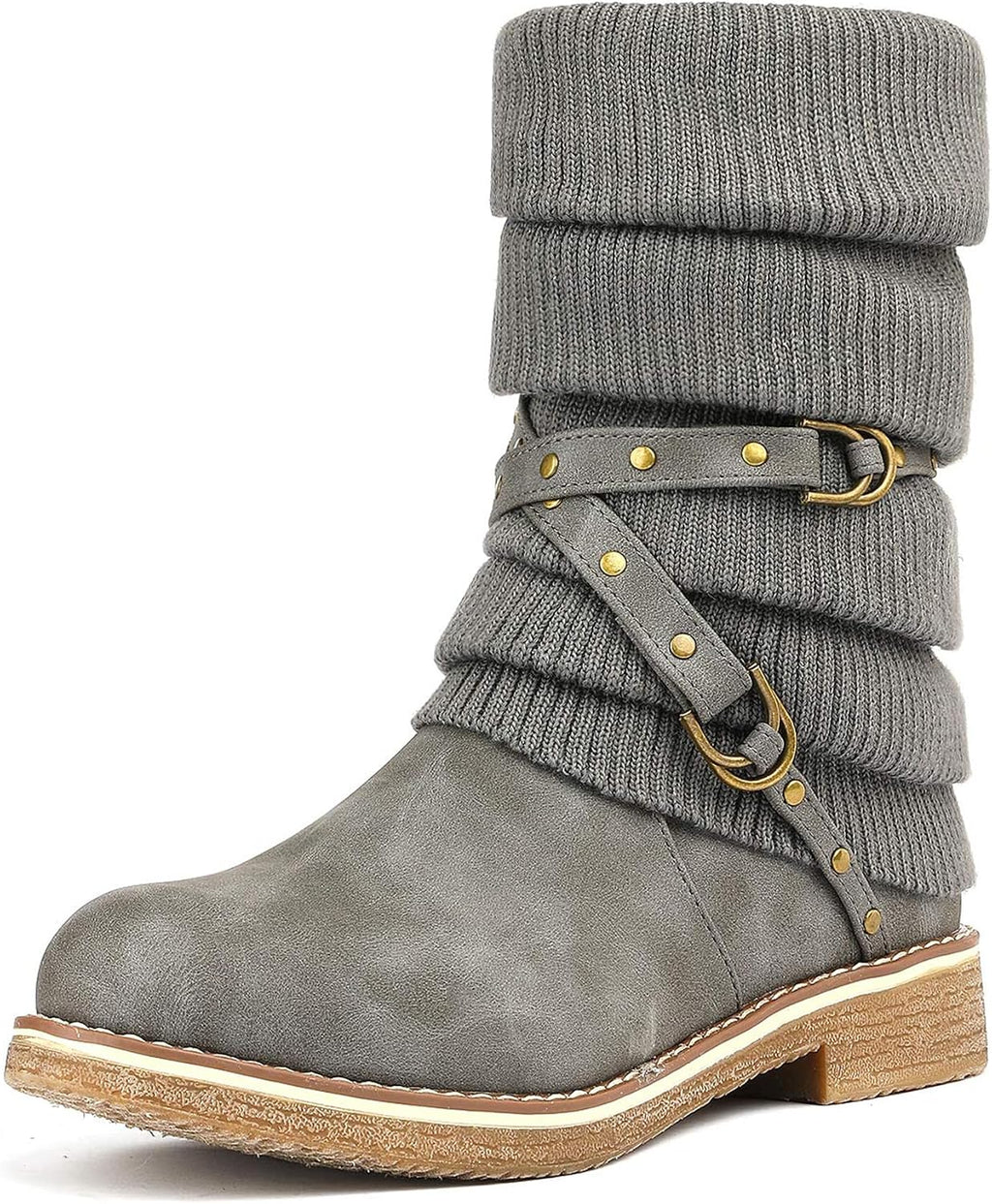 Mid Calf Fashion Winter Snow Boots