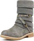Mid Calf Fashion Winter Snow Boots