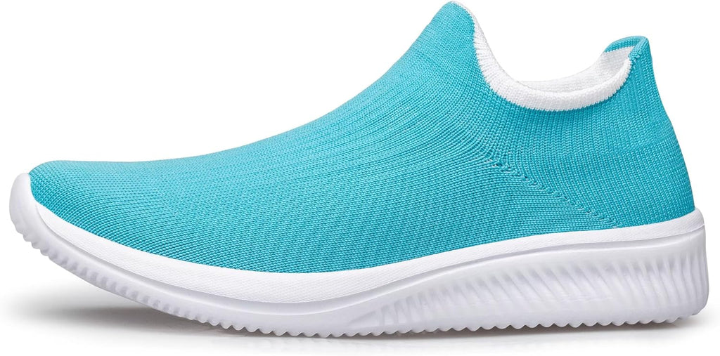 Lightweight Comfy Pull-On Sock Walking Sneakers
